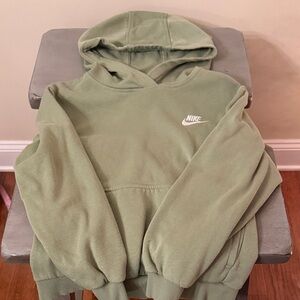 Nike Olive Green Pullover Hoodie